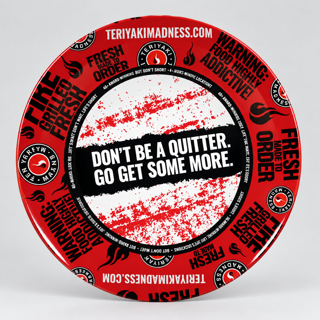Teriyaki Madness Custom Paper Plate