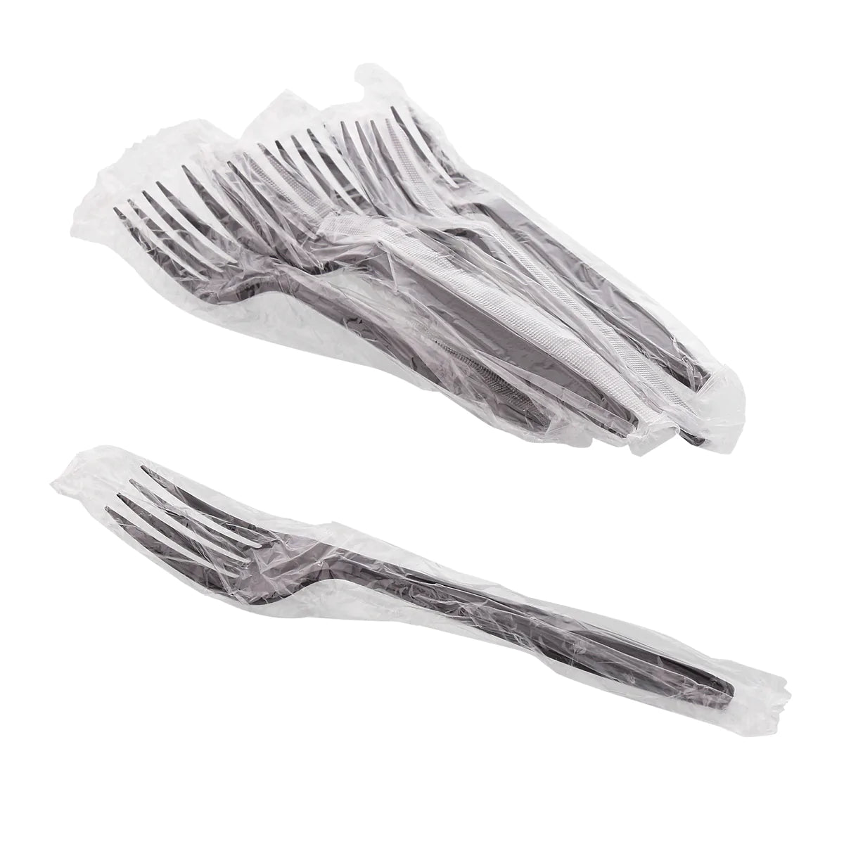 Heavy PP Wrapped Black Fork